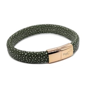 bracelet galuchat integral 12mm olive