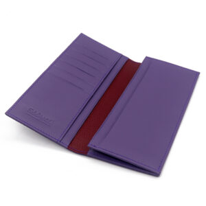 portefeuille long galuchat couleur amethyste mdg 2