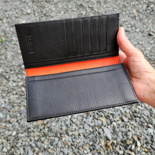 Long wallet in polished black stingray - Image 4