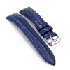 bracelet montre crocodile couleur navy