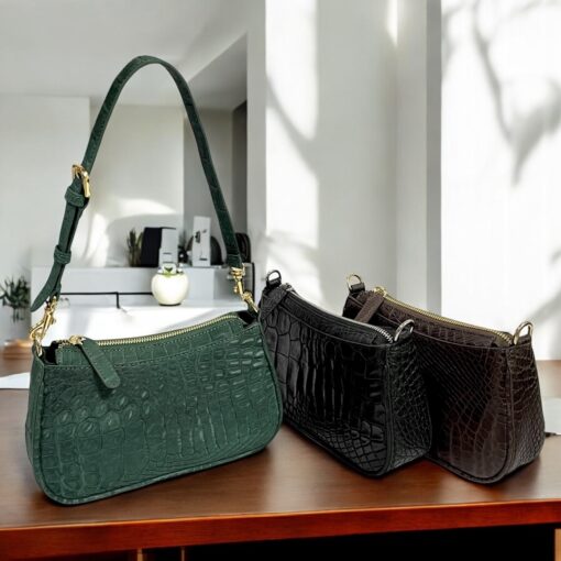 MDG Hobo bag in crocodile leather - Image 4