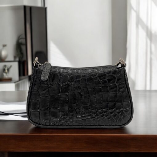 MDG Hobo bag in crocodile leather